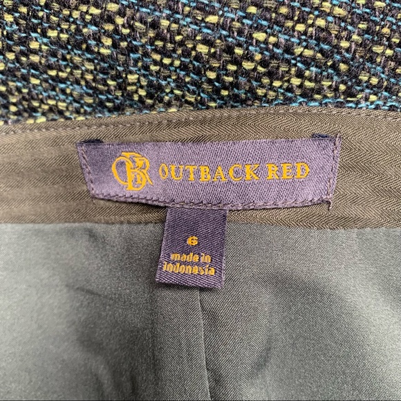 GREEN OUTBACK RED MINI SKIRT SIZE 6 - Picture 8 of 9